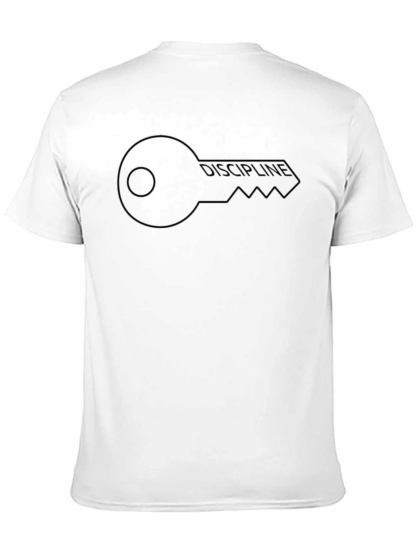 Discipline Key Graphic Tee - Mens Black T-Shirt