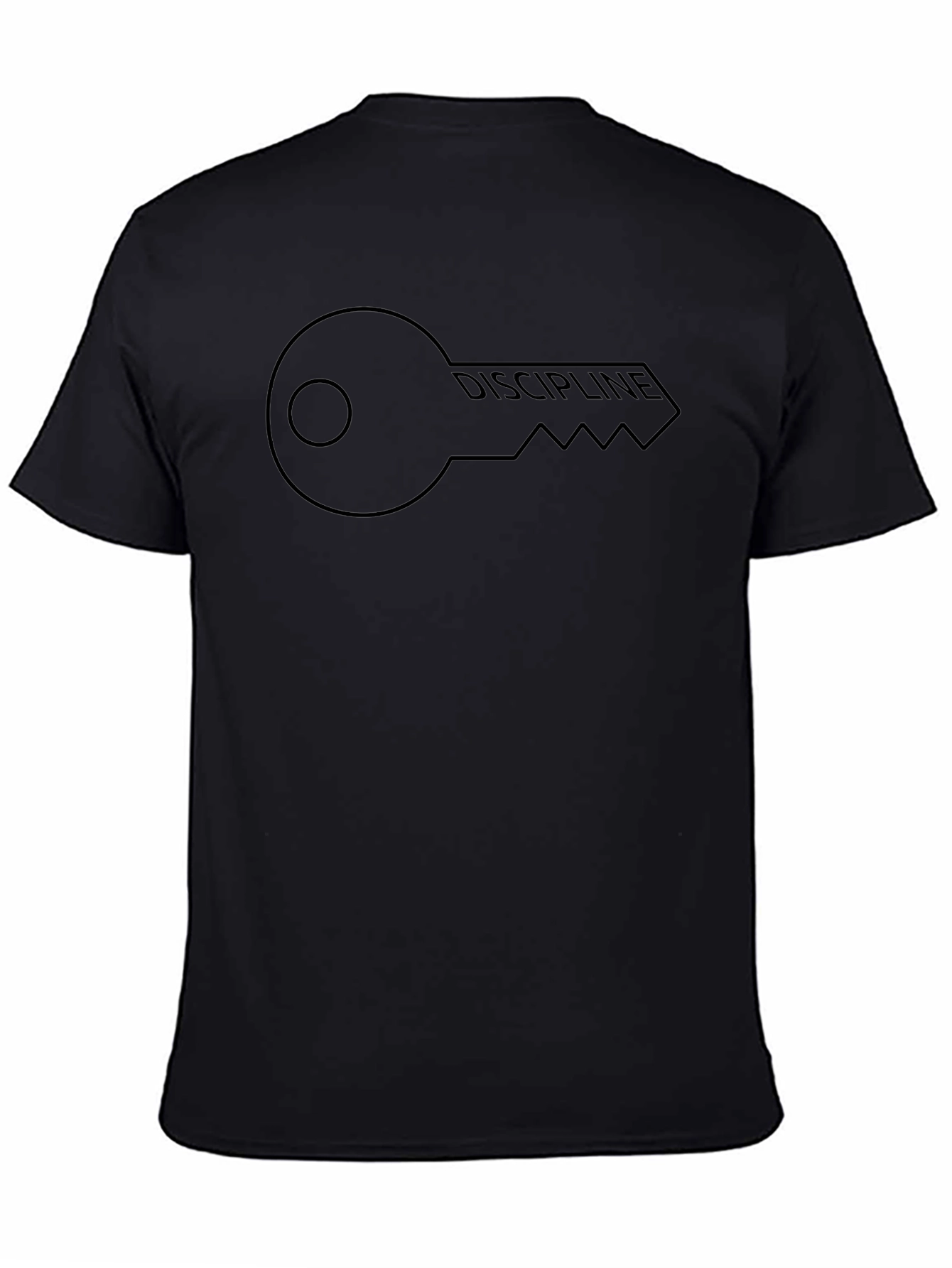 Discipline Key Graphic Tee - Mens Black T-Shirt