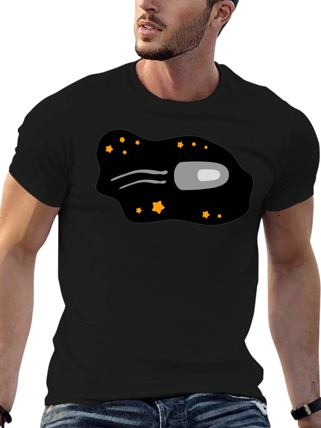 Among Us Crewmate T-Shirt - Black