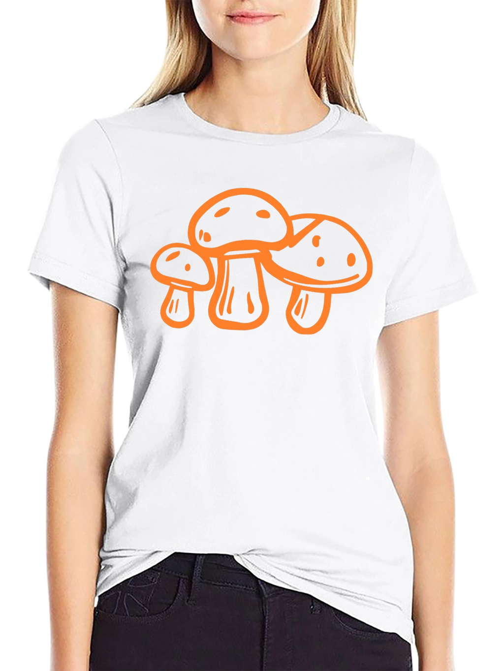 Mushroom Graphic T-Shirt - Black