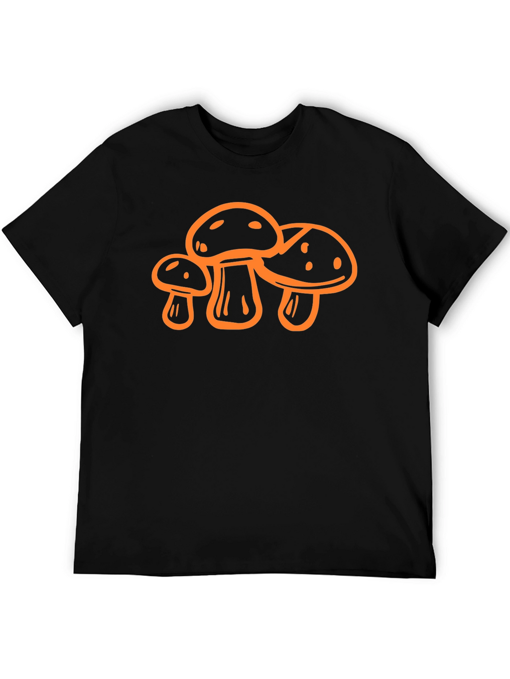 Mushroom Graphic T-Shirt - Black