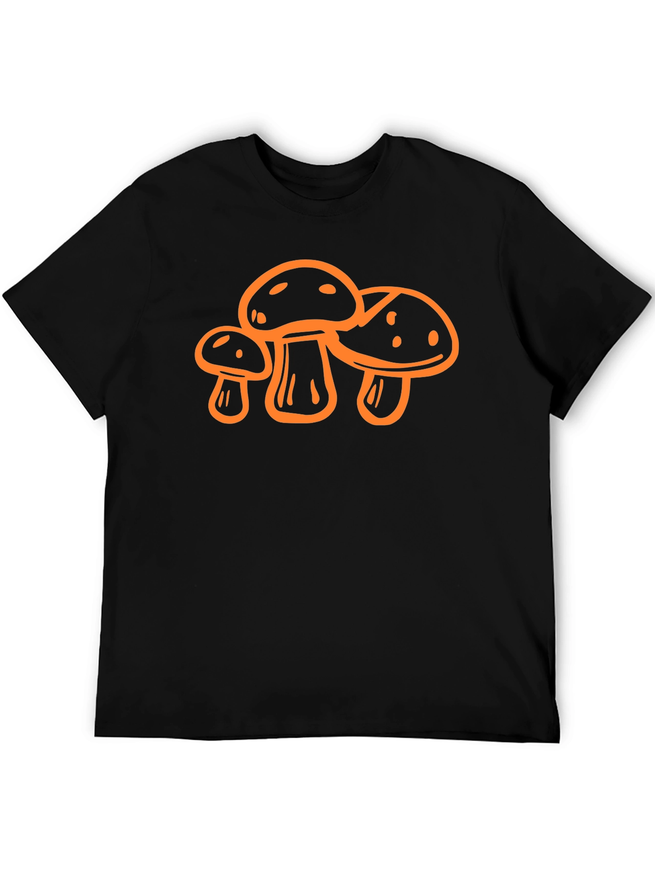 Mushroom Graphic T-Shirt - Black