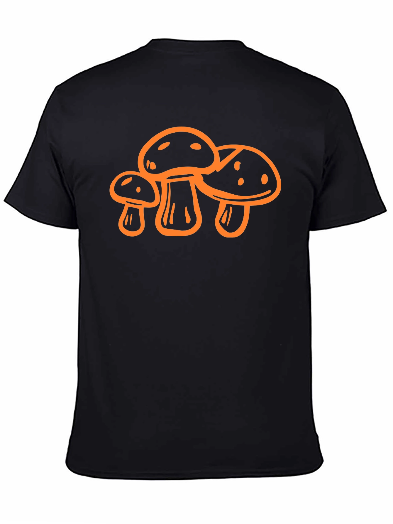 Mushroom Graphic T-Shirt - Black