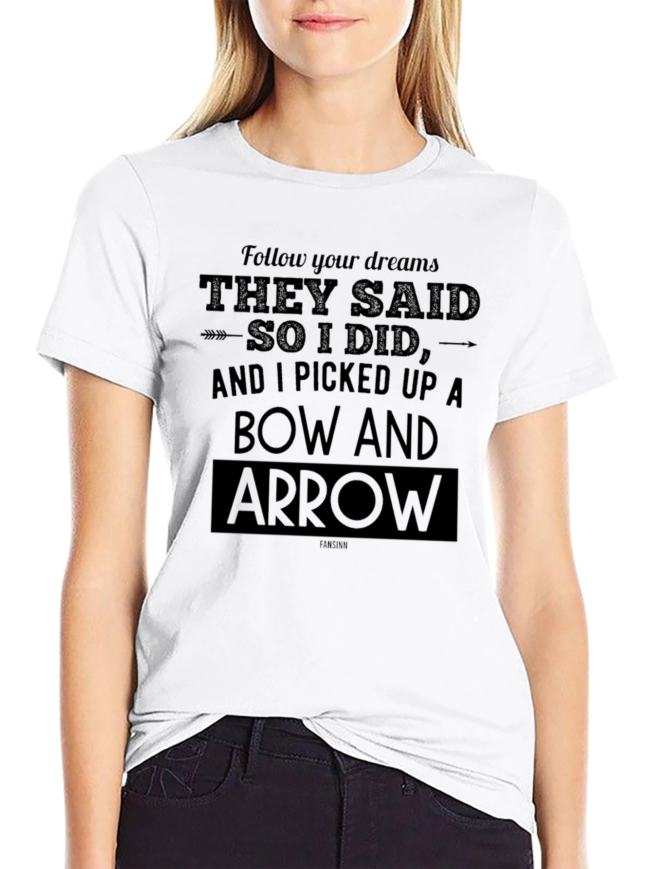 Follow Your Dreams Bow and Arrow T-Shirt
