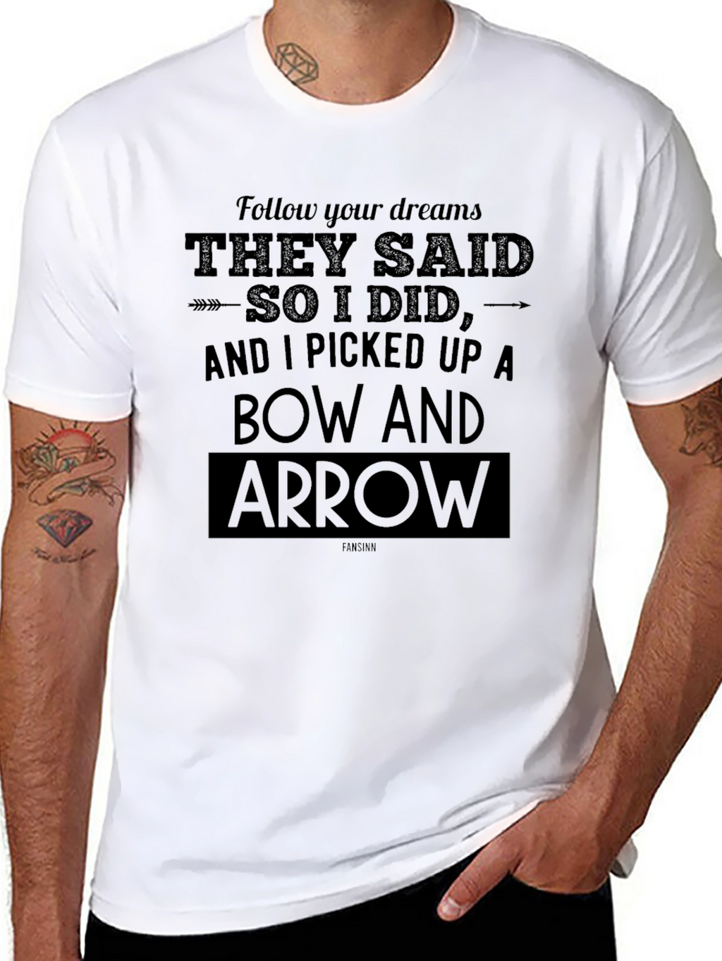 Follow Your Dreams Bow and Arrow T-Shirt