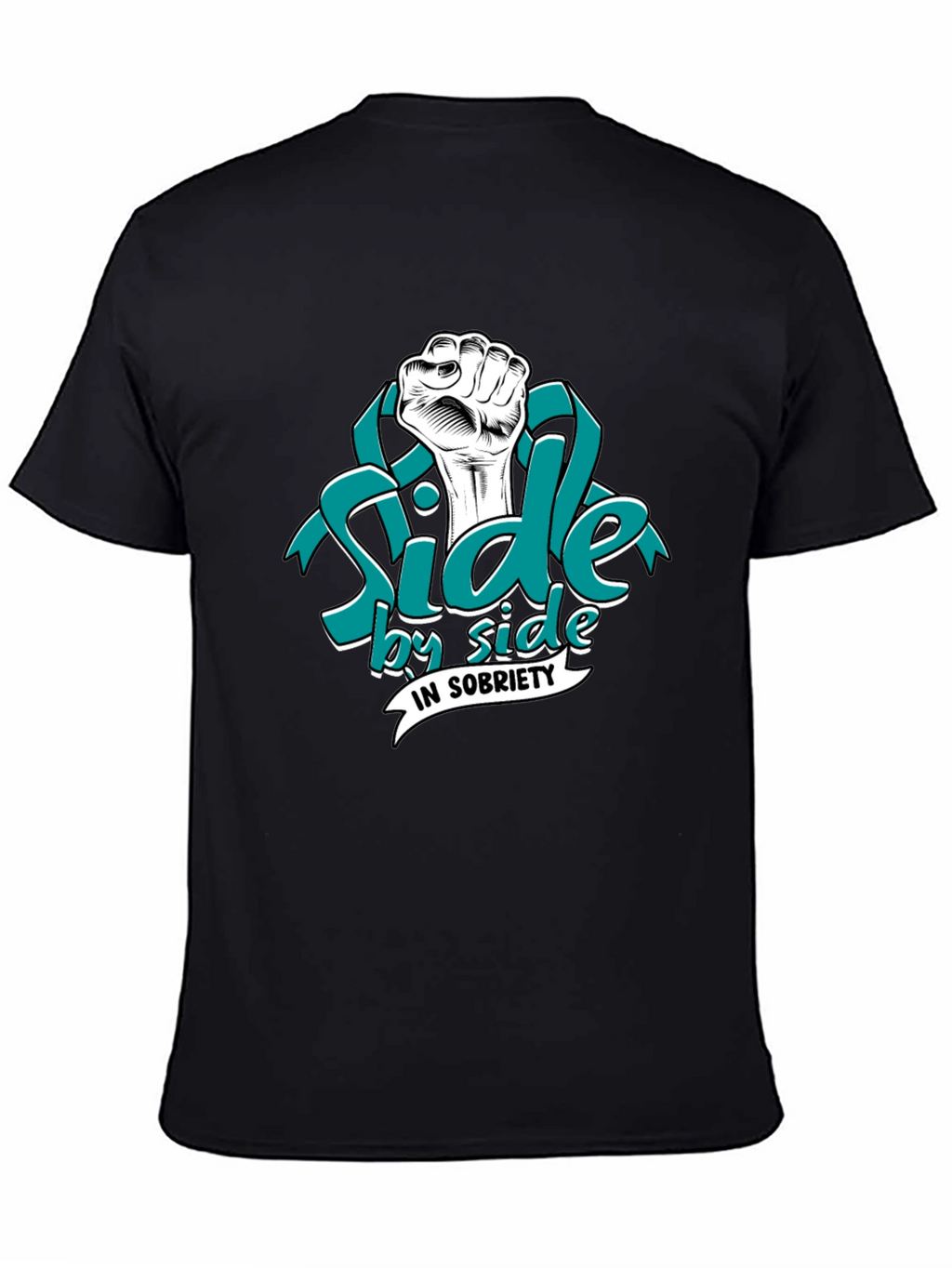 Side by Side in Sobriety Graphic T-Shirt
