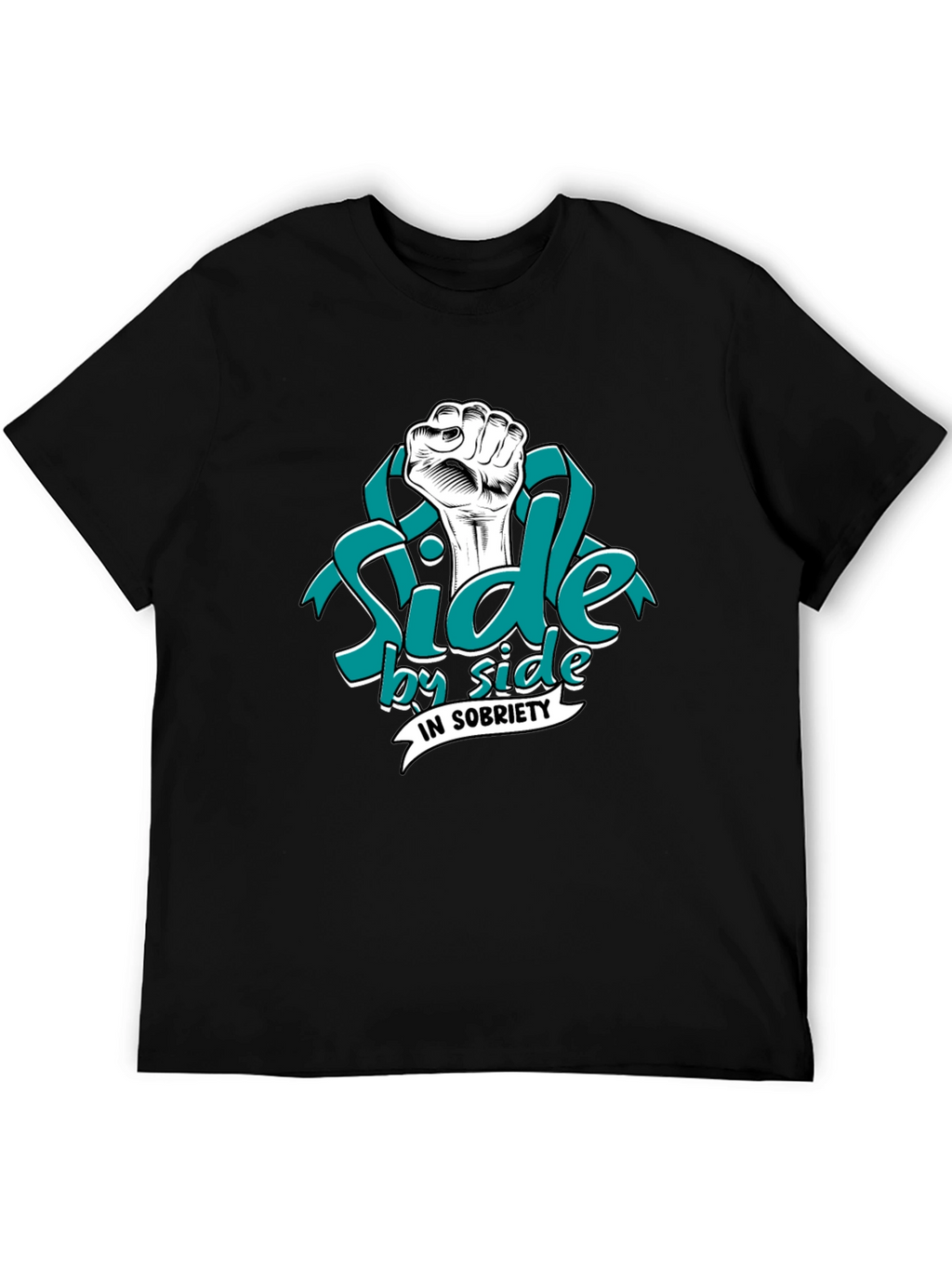 Side by Side in Sobriety Graphic T-Shirt
