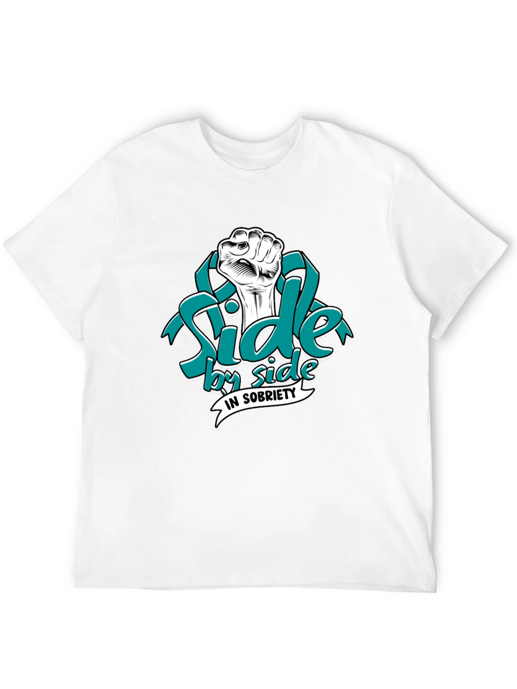 Side by Side in Sobriety Graphic T-Shirt