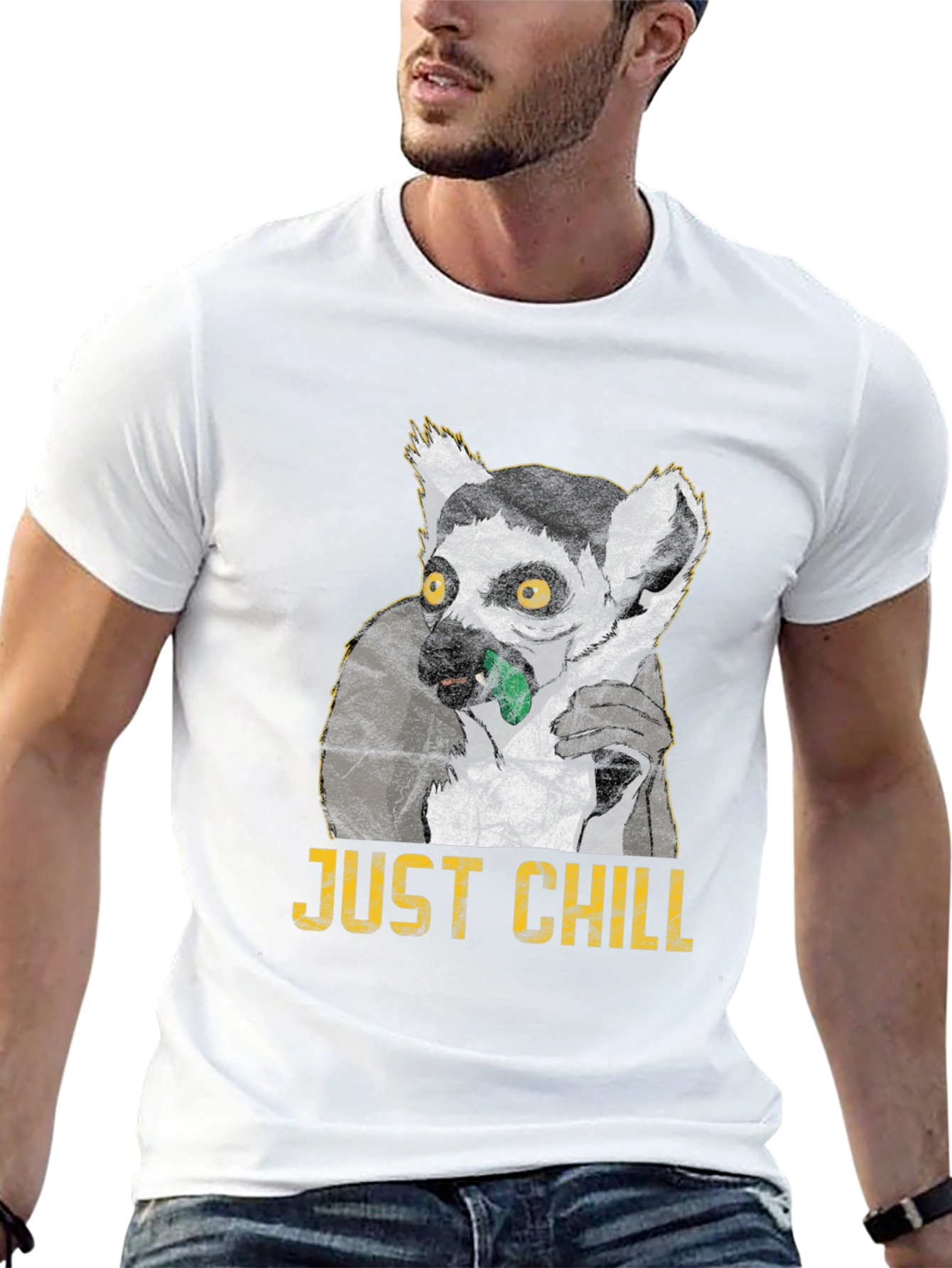 Just Chill Lemur Graphic Tee