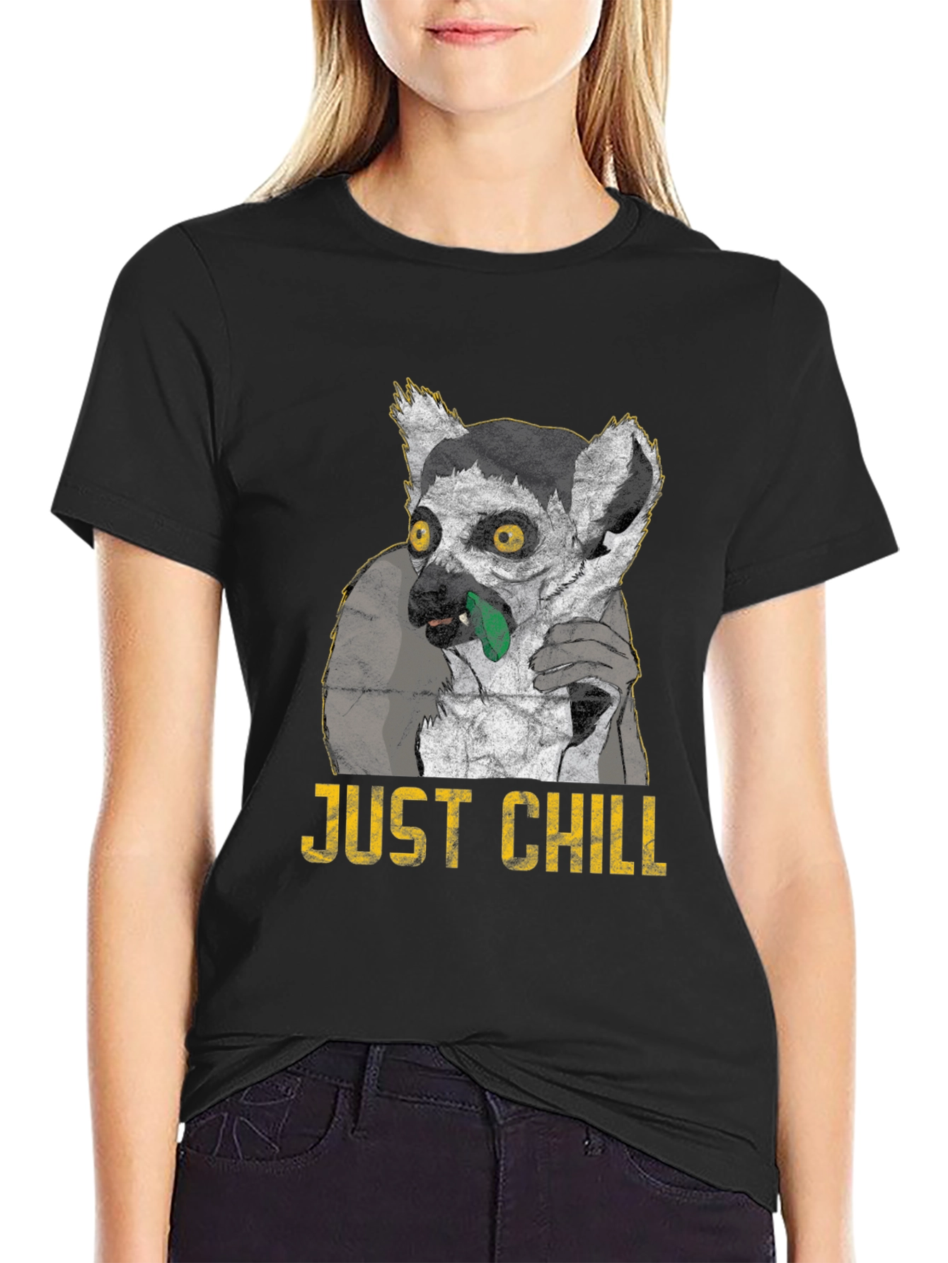 Just Chill Lemur Graphic Tee