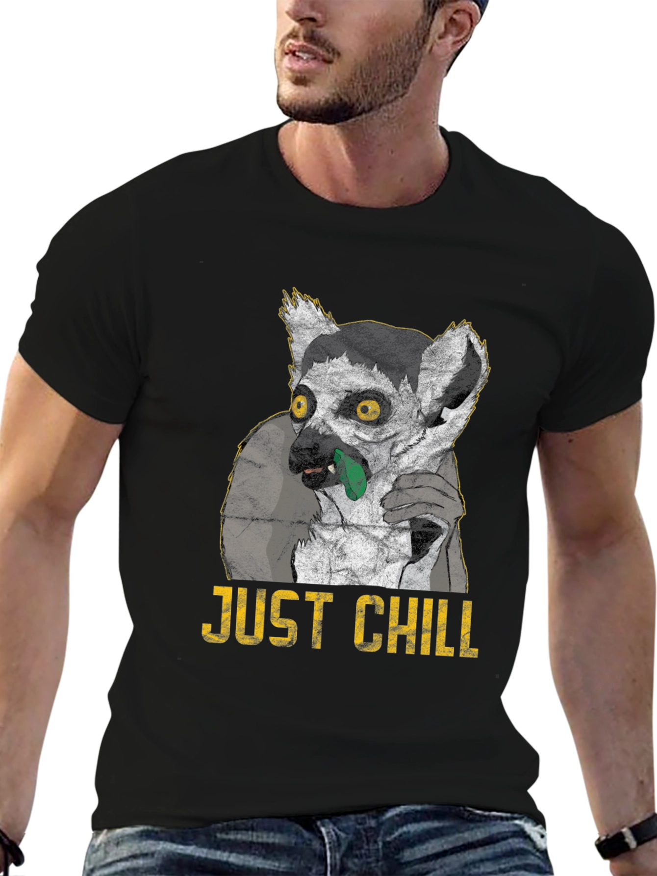 Just Chill Lemur Graphic Tee