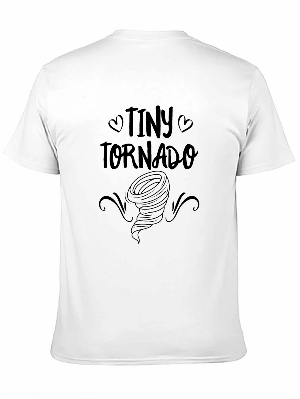 Tiny Tornado Black Graphic Tee