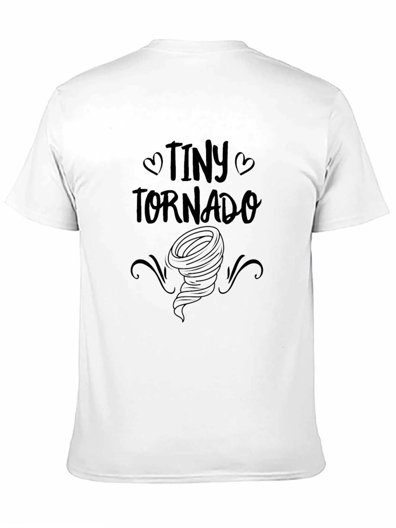 Tiny Tornado Black Graphic Tee