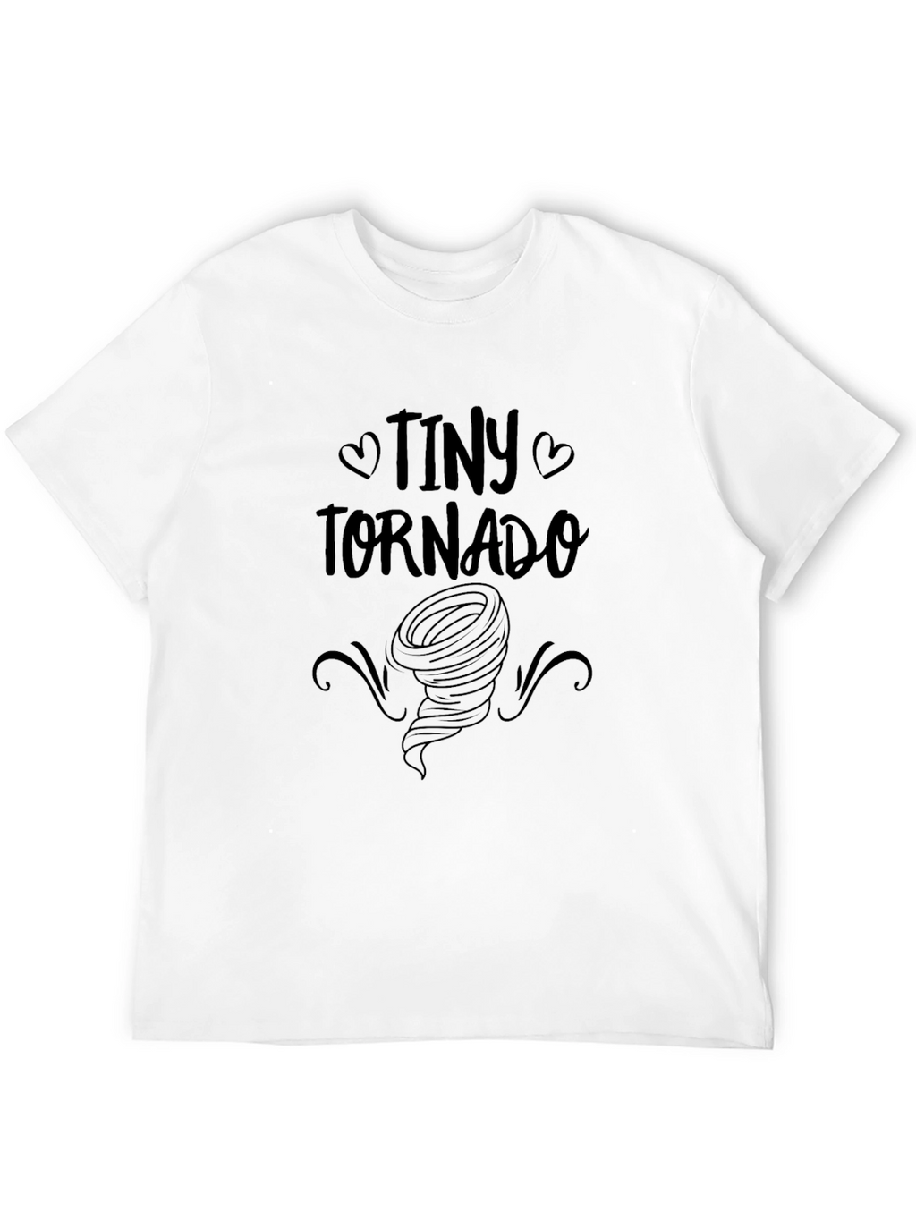 Tiny Tornado Black Graphic Tee