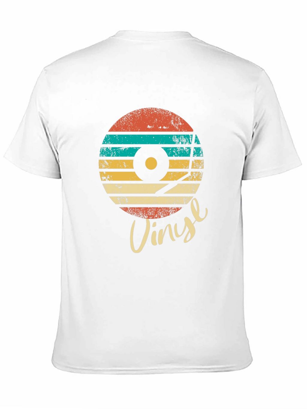 Retro Vinyl Record Graphic Tee