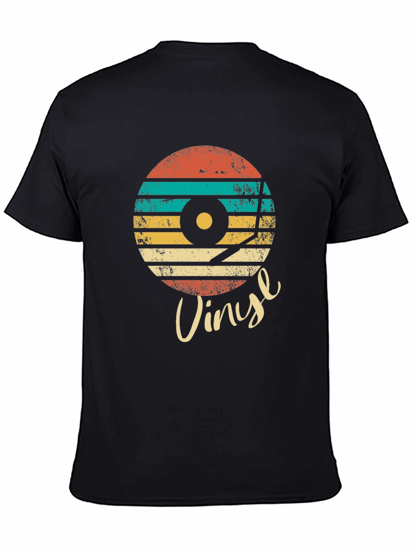 Retro Vinyl Record Graphic Tee