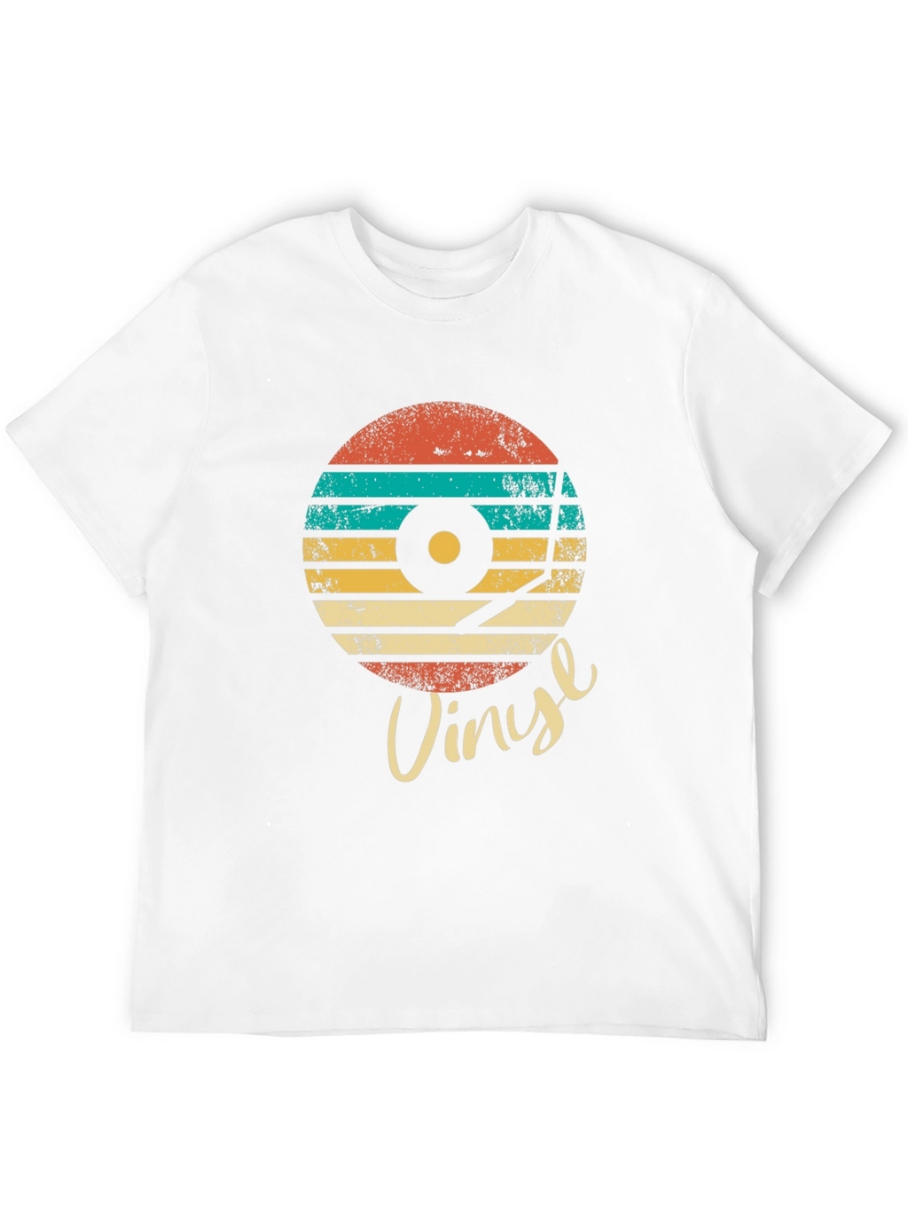 Retro Vinyl Record Graphic Tee