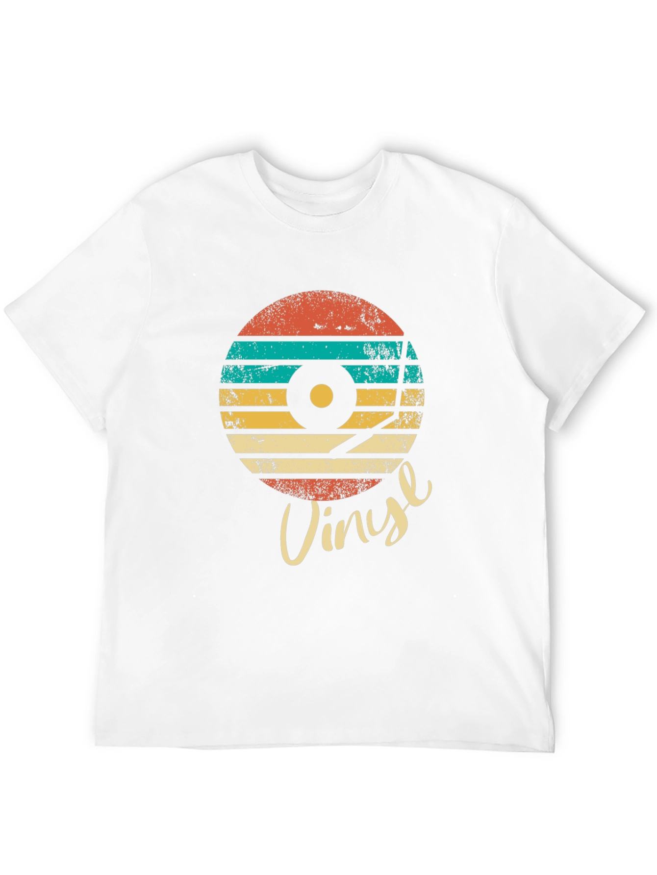 Retro Vinyl Record Graphic Tee