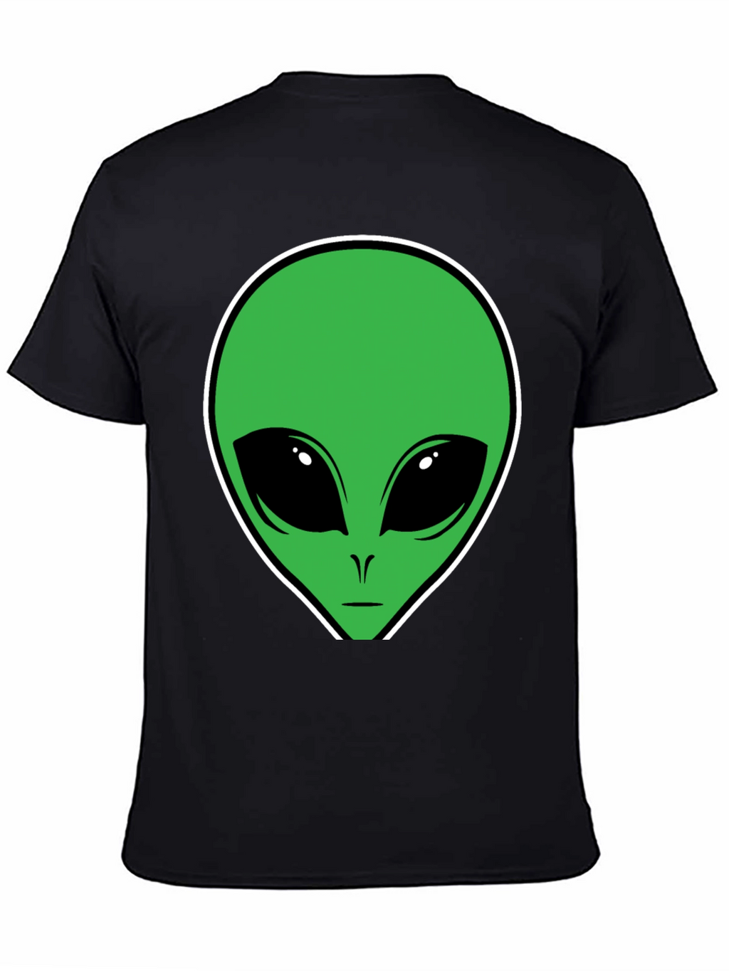 Alien Graphic T-Shirt - Black Cotton Tee