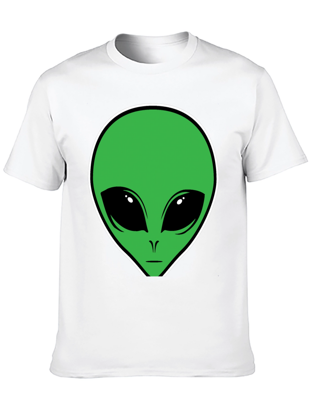 Alien Graphic T-Shirt - Black Cotton Tee