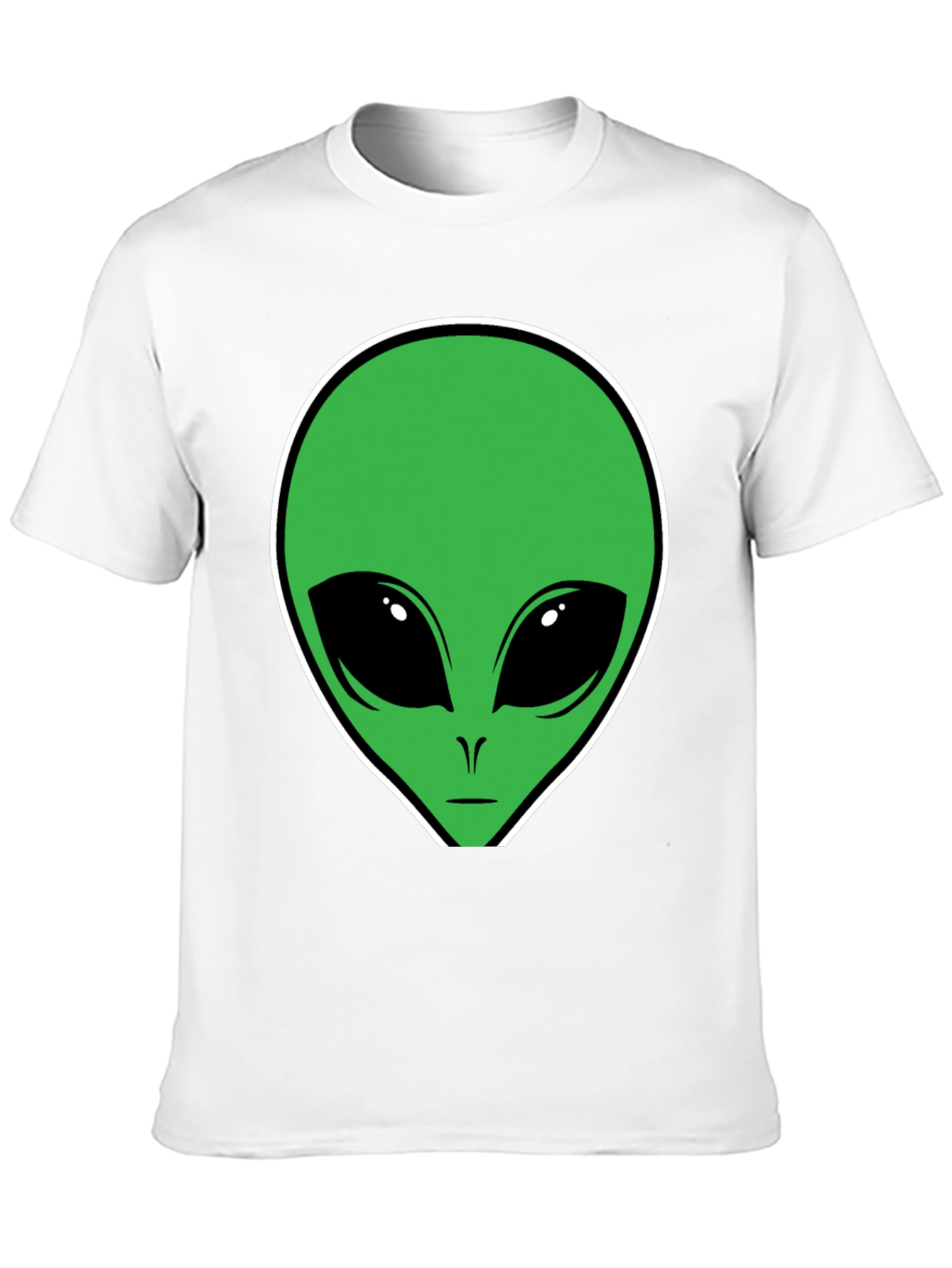 Alien Graphic T-Shirt - Black Cotton Tee