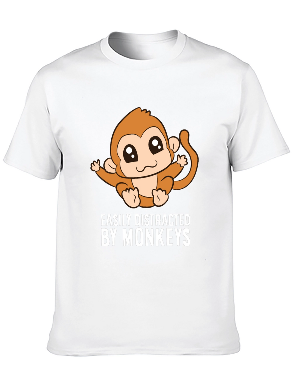 Easily Distracted By Monkeys Graphic Tee