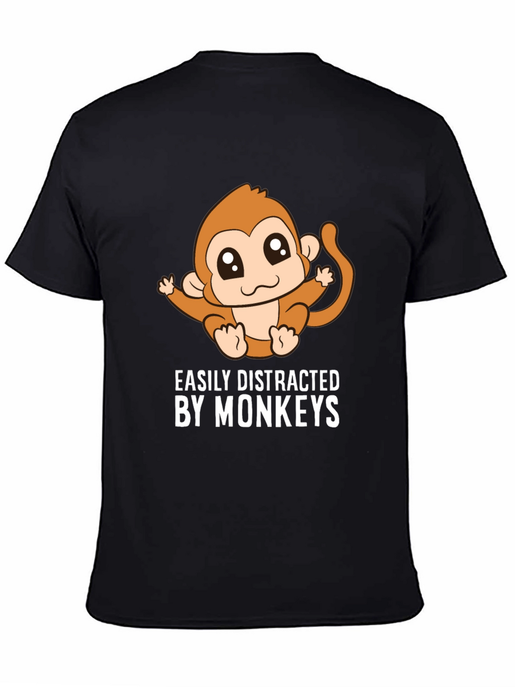 Easily Distracted By Monkeys Graphic Tee