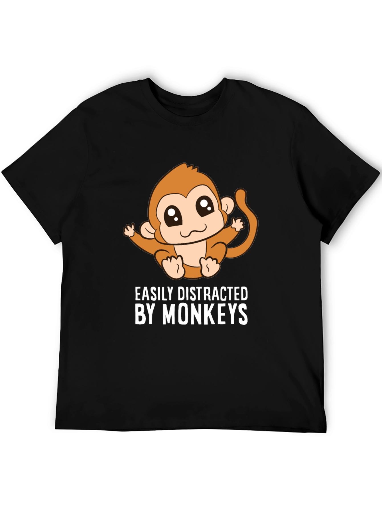 Easily Distracted By Monkeys Graphic Tee