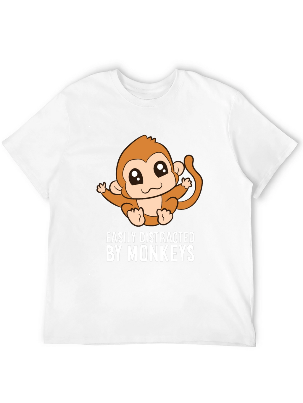 Easily Distracted By Monkeys Graphic Tee