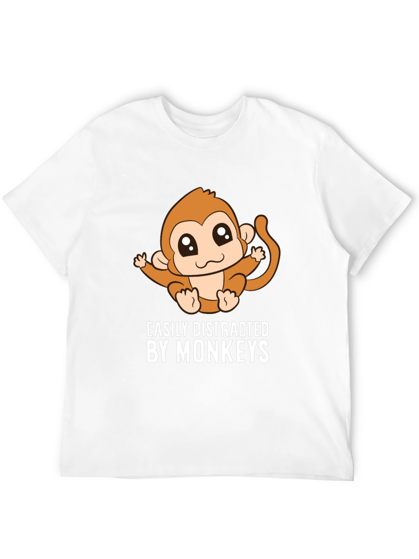 Easily Distracted By Monkeys Graphic Tee