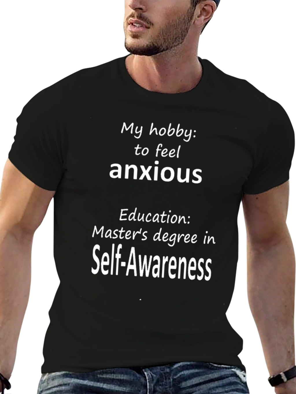 Anxious Hobby T-Shirt - Self Awareness Education Tee