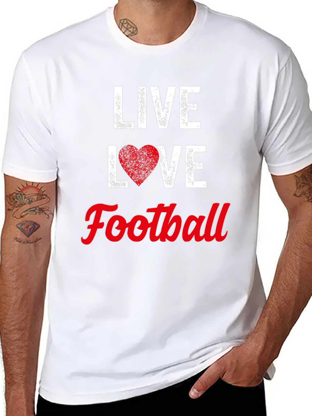 Live Love Football Graphic Tee - Unisex