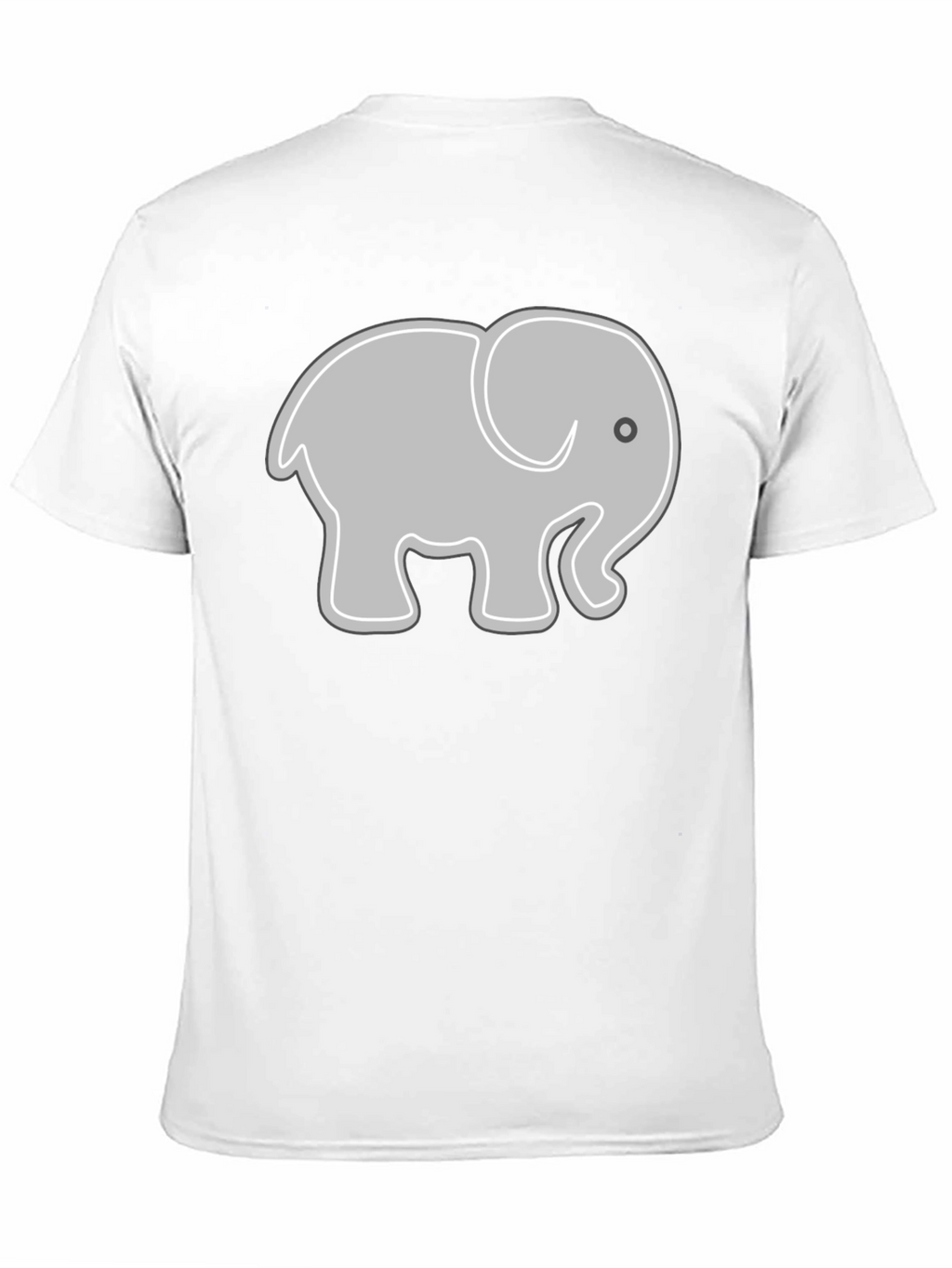 Elephant Graphic Tee - Black Cotton Comfort