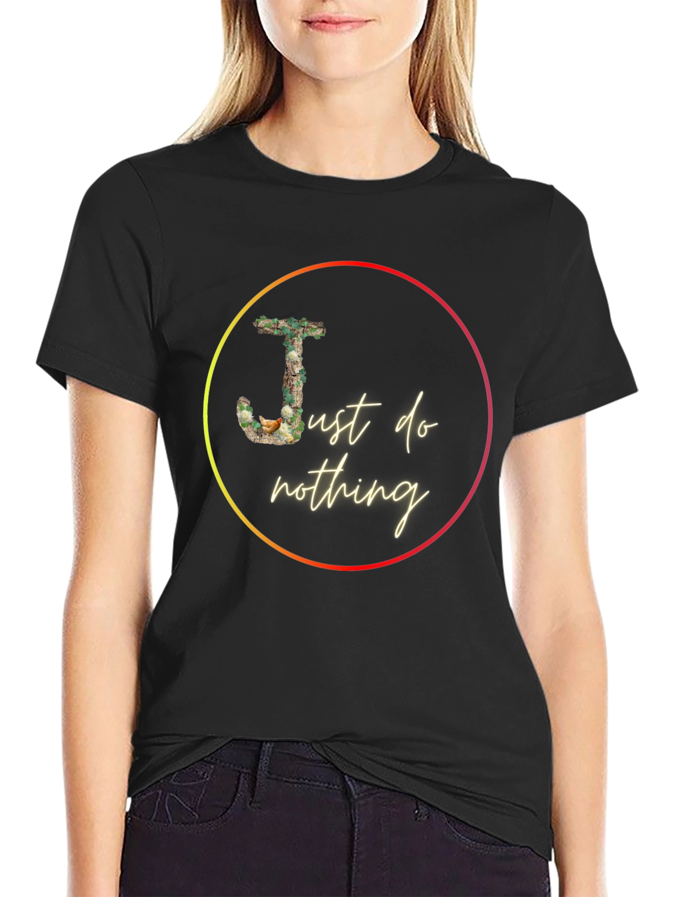Just Do Nothing Graphic Tee