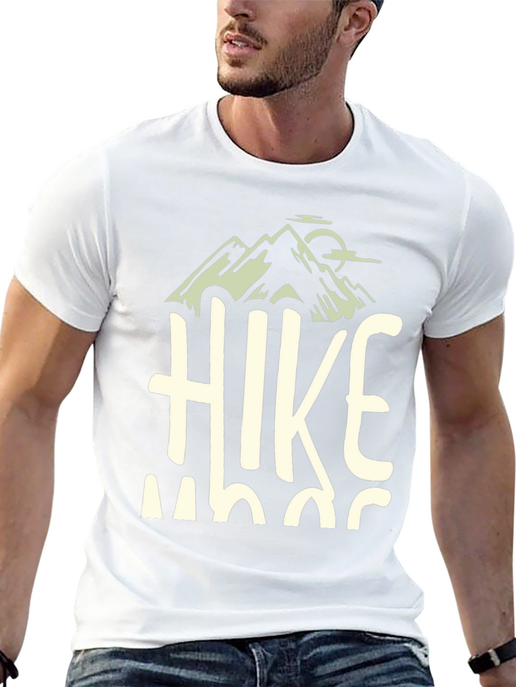 Hike Mode On Black Graphic Tee