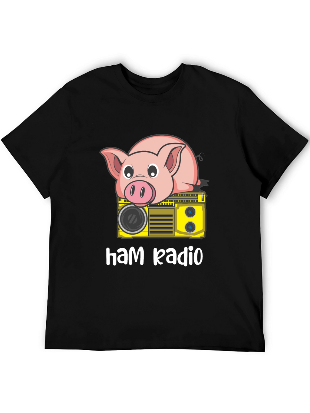 Ham Radio Pig Graphic Tee