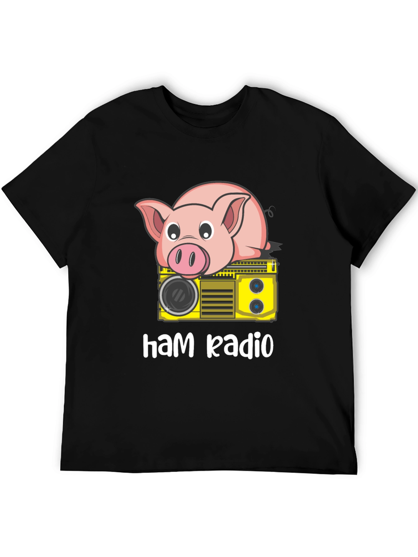 Ham Radio Pig Graphic Tee