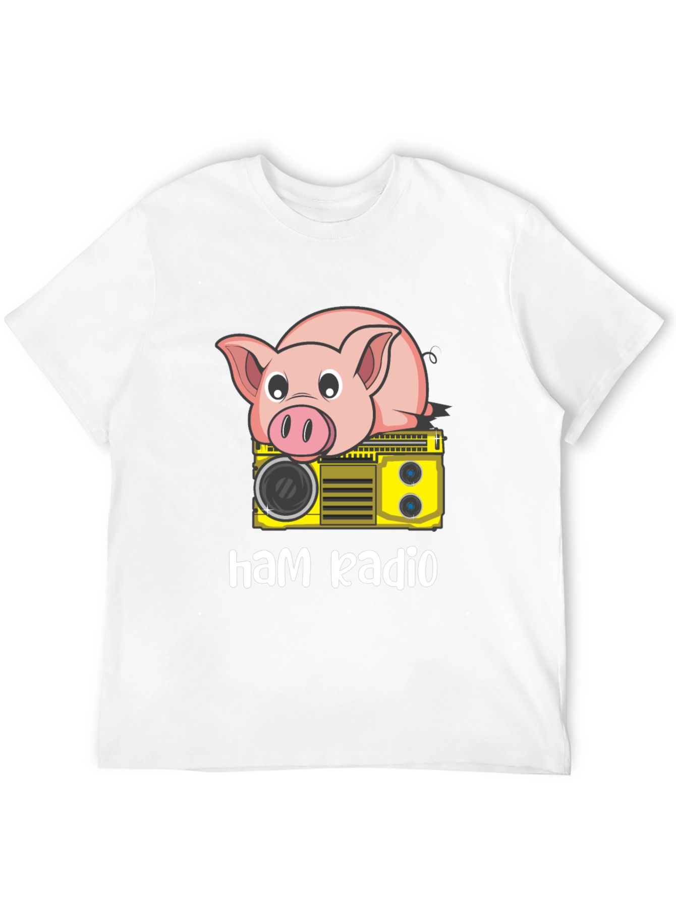 Ham Radio Pig Graphic Tee
