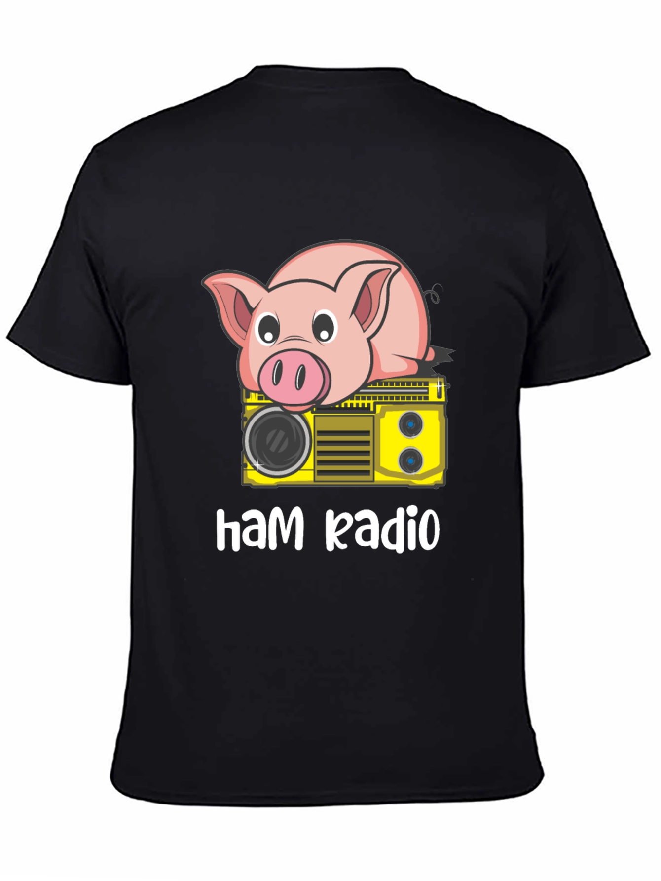 Ham Radio Pig Graphic Tee