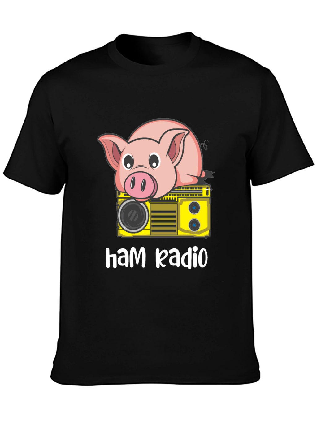 Ham Radio Pig Graphic Tee