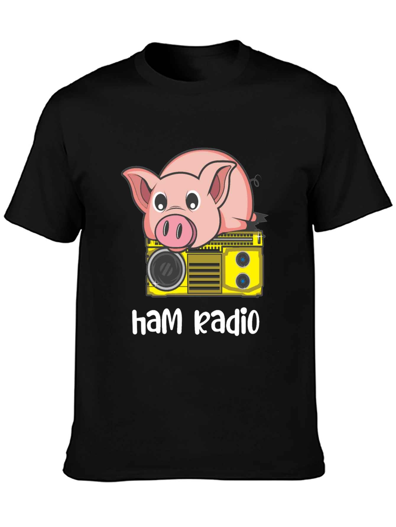 Ham Radio Pig Graphic Tee