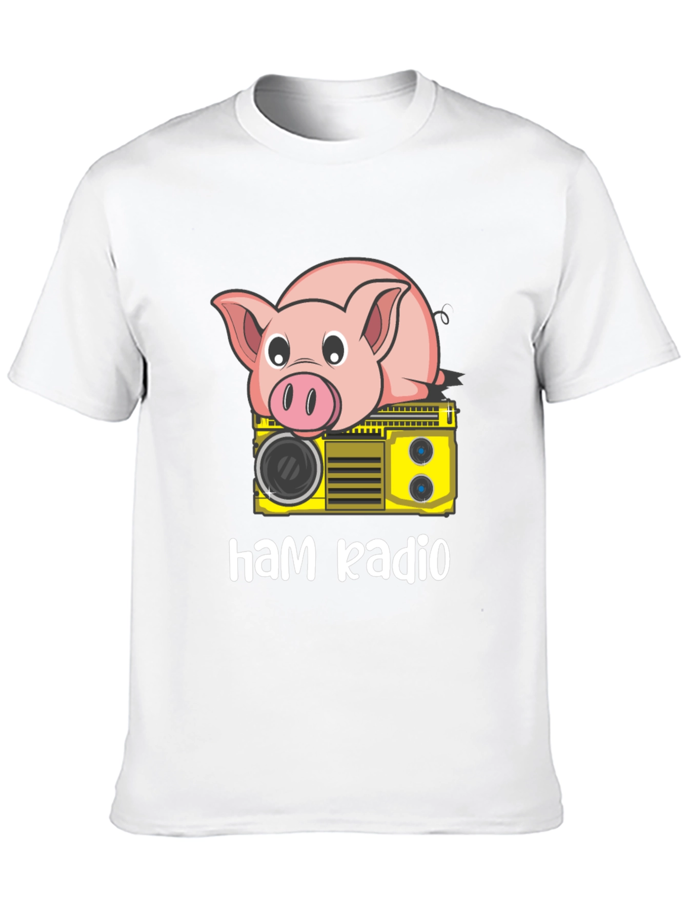 Ham Radio Pig Graphic Tee