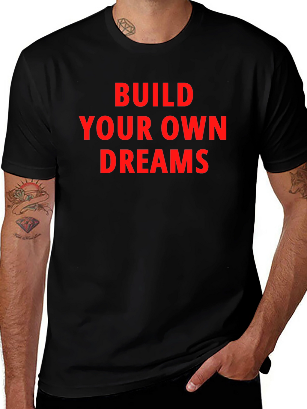 Motivational T-Shirt - Build Your Dreams