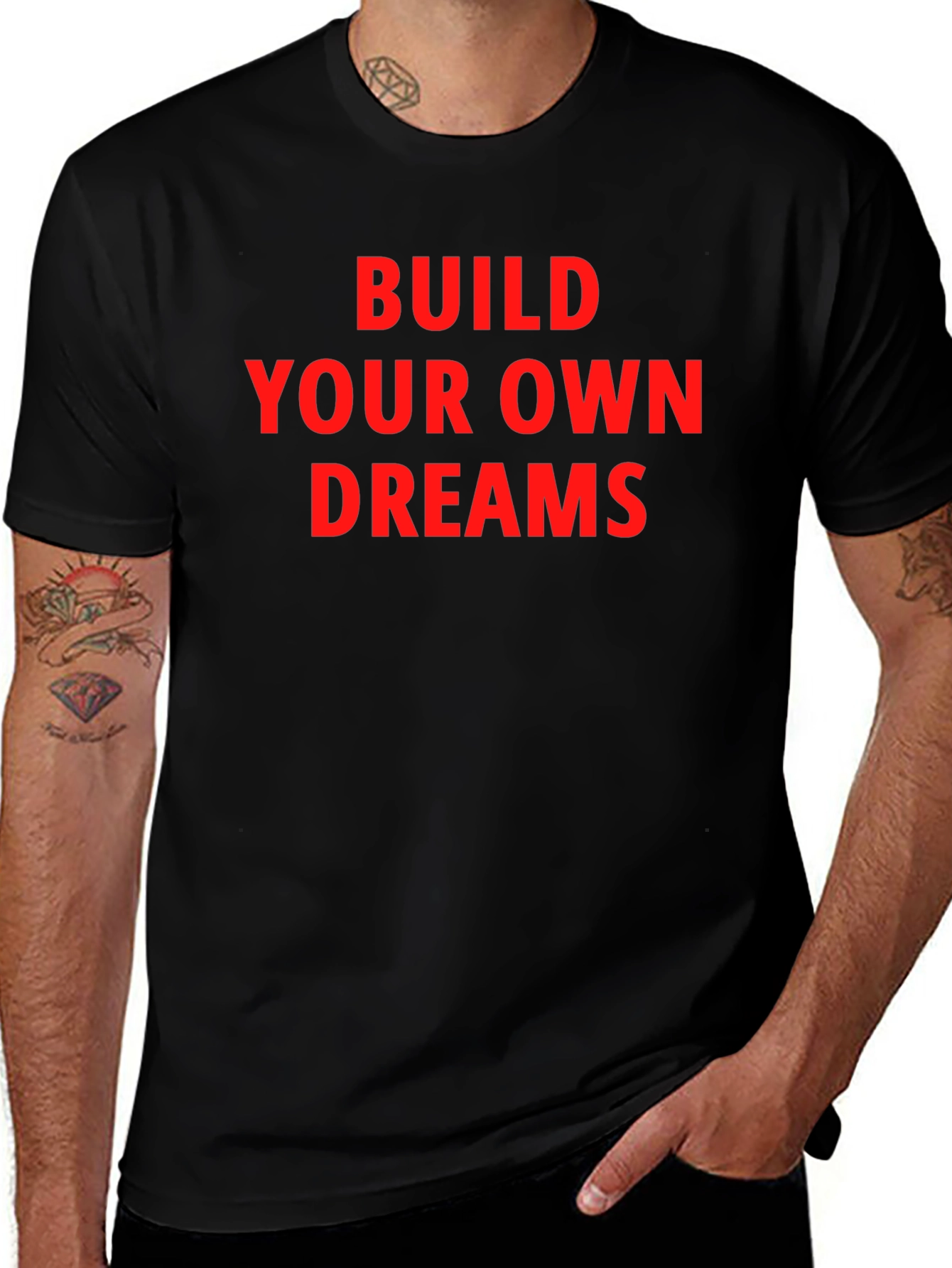 Motivational T-Shirt - Build Your Dreams