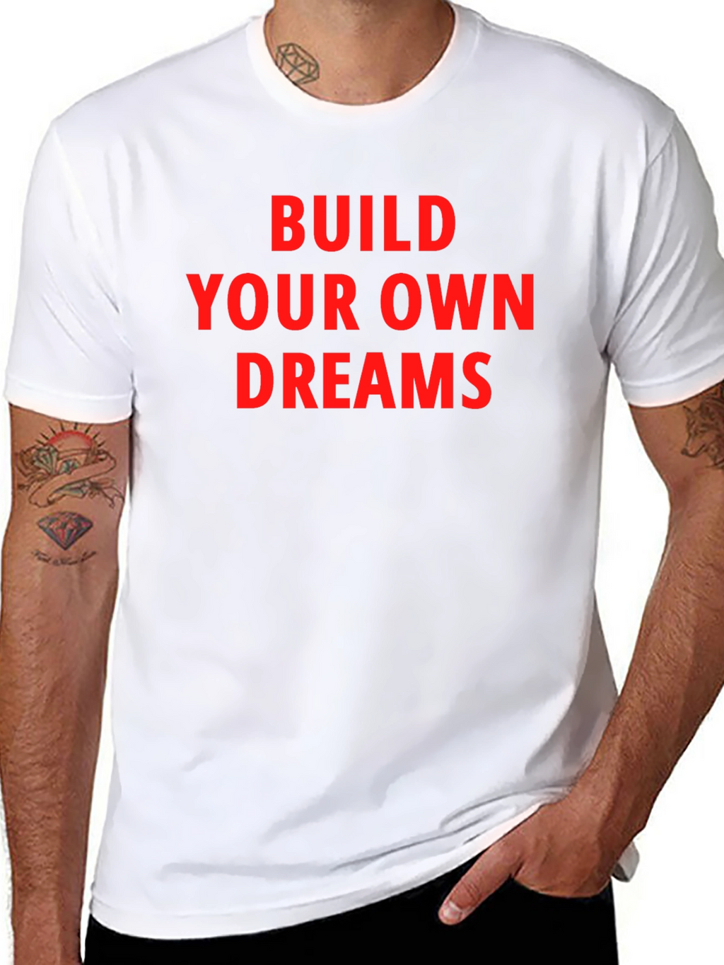 Motivational T-Shirt - Build Your Dreams