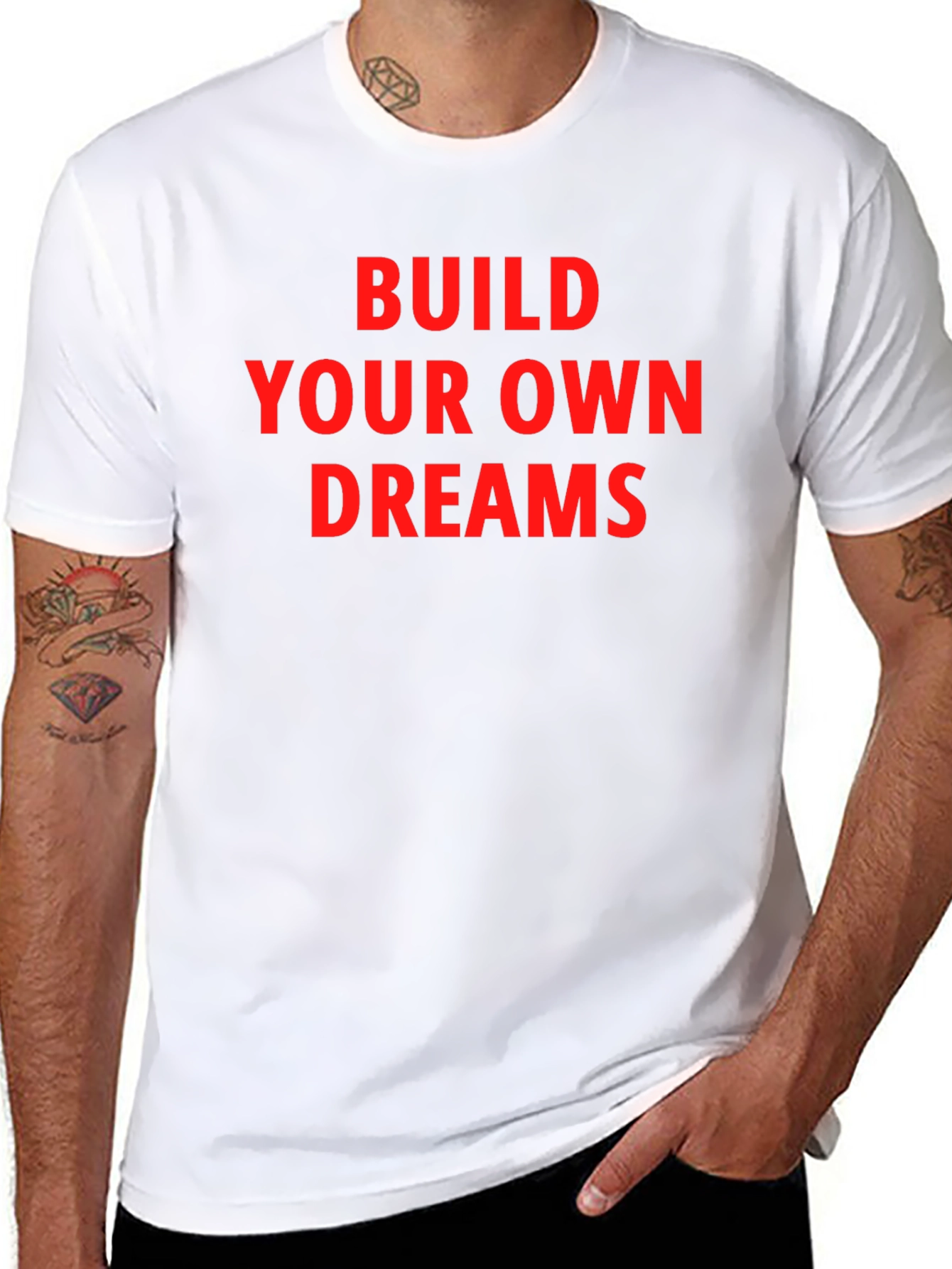 Motivational T-Shirt - Build Your Dreams