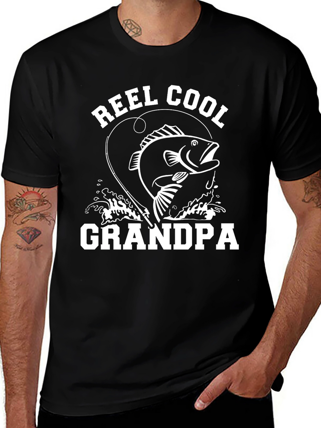 Reel Cool Grandpa Fishing T-Shirt
