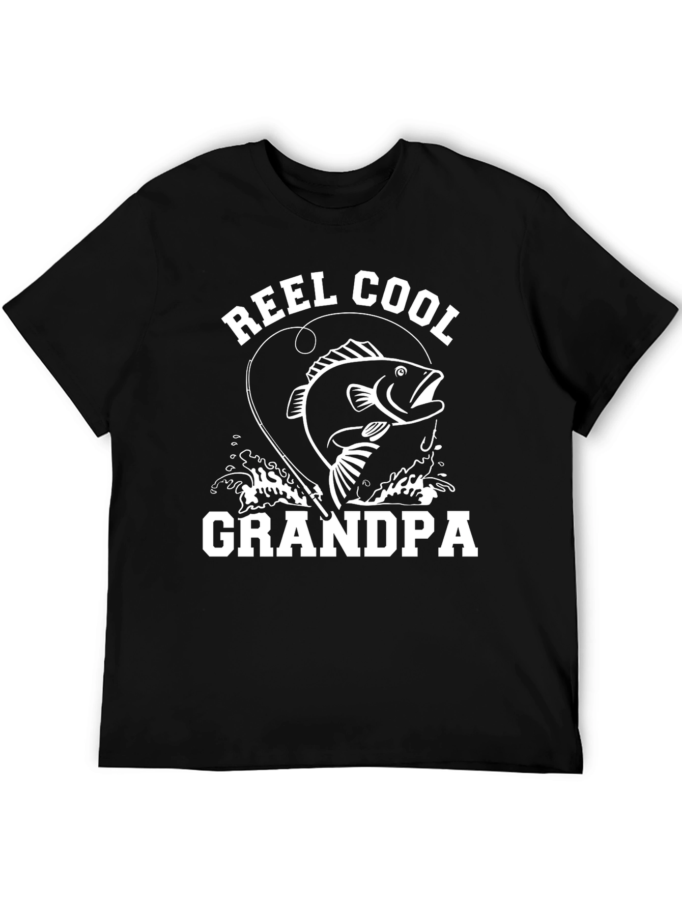 Reel Cool Grandpa Fishing T-Shirt