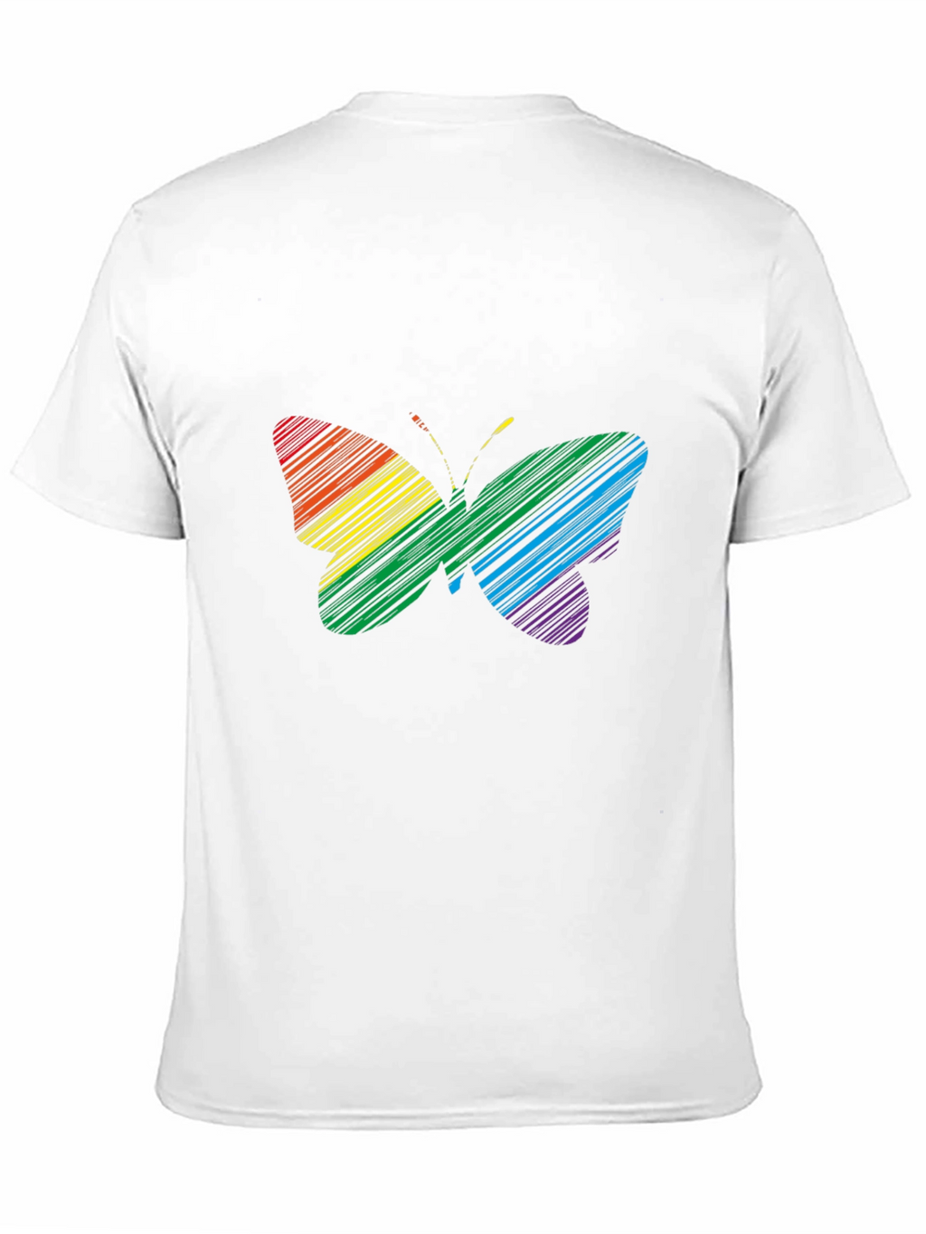 Rainbow Butterfly Graphic Tee