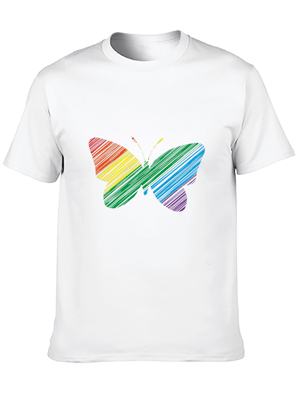Rainbow Butterfly Graphic Tee